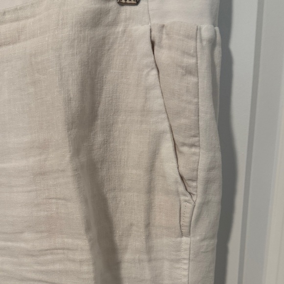 J. Jill White Linen Ankle Pants - Picture 2 of 5